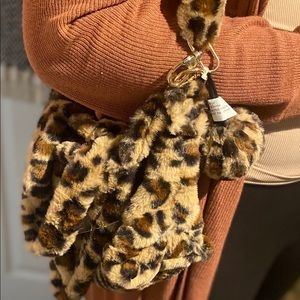 Faux fur crossbody